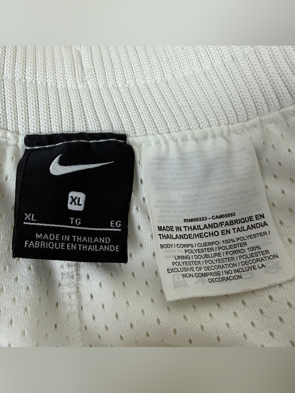 Nike LeBron x Kith White Shorts Men’s Size XL Basketball Rare Embroidered Clean - Picture 9 of 10